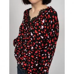Liu Jo Sweater Red -Dame-strikkegensere Salg unnamed file 1578