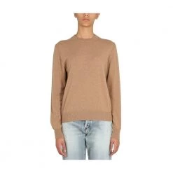 Maison Margiela Round-neck Knitwear Beige -Dame-strikkegensere Salg unnamed file 1591