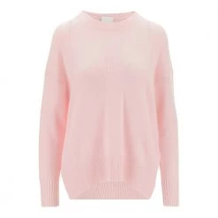 Allude Round-neck Knitwear Pink