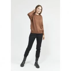 Brun Signature Strikket Genser Fra Jensen (Pullover) Med Rund Hals - Brun Genser Brown -Dame-strikkegensere Salg unnamed file 162