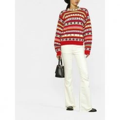 Kenzo Round-neck Knitwear Red