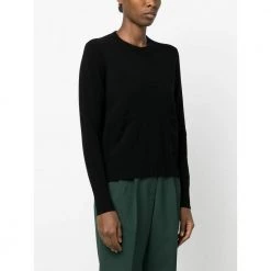 Allude Round-neck Knitwear Black