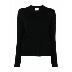 Allude Round-neck Knitwear Black -Dame-strikkegensere Salg unnamed file 1640