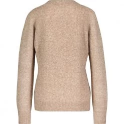 Beige Urban Pioneers Urban Pioneers Kimberly Sweater Overdeler Beige -Dame-strikkegensere Salg unnamed file 1666