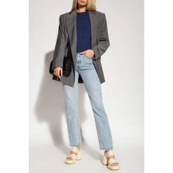 A.P.C. Wool Sweater Blue -Dame-strikkegensere Salg unnamed file 1670