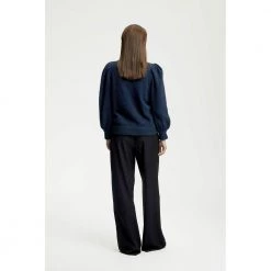 Gestuz Knitwear Blue -Dame-strikkegensere Salg unnamed file 1679