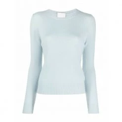 Allude Round-neck Knitwear Blue