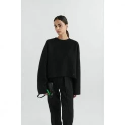 Axel Arigato Awe Pullover Black -Dame-strikkegensere Salg unnamed file 1691