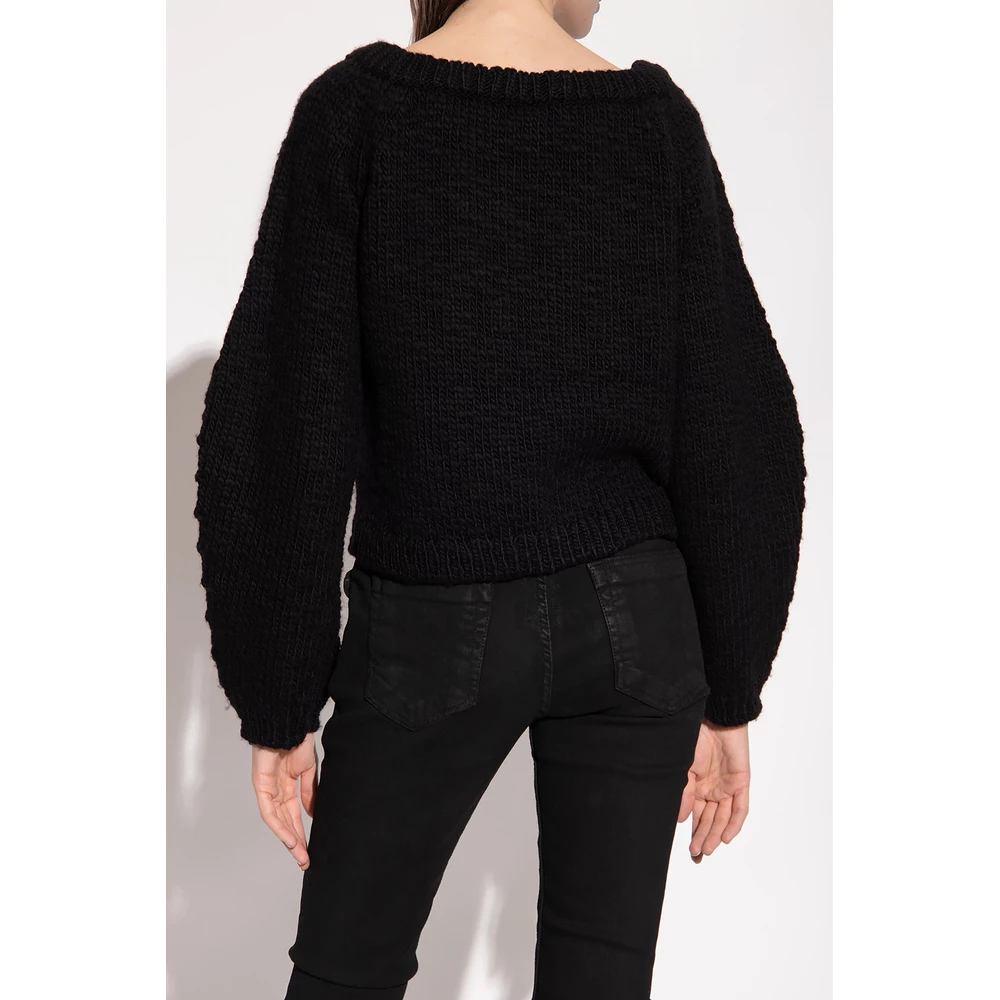 Helmut Lang Wool Sweater Black 2 Helmut Lang Wool Sweater Black - Bilde 2