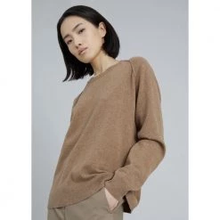 MUNTHE - Sweetcorn Sweater Camel Brown