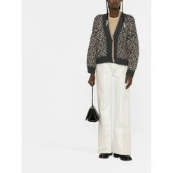 Brunello Cucinelli V-neck Knitwear Beige -Dame-strikkegensere Salg unnamed file 1712