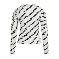 Paint Stripe Aop/White Al Mads Nørgaard Pollux Altenburg Top Aop Topp White -Dame-strikkegensere Salg unnamed file 1720