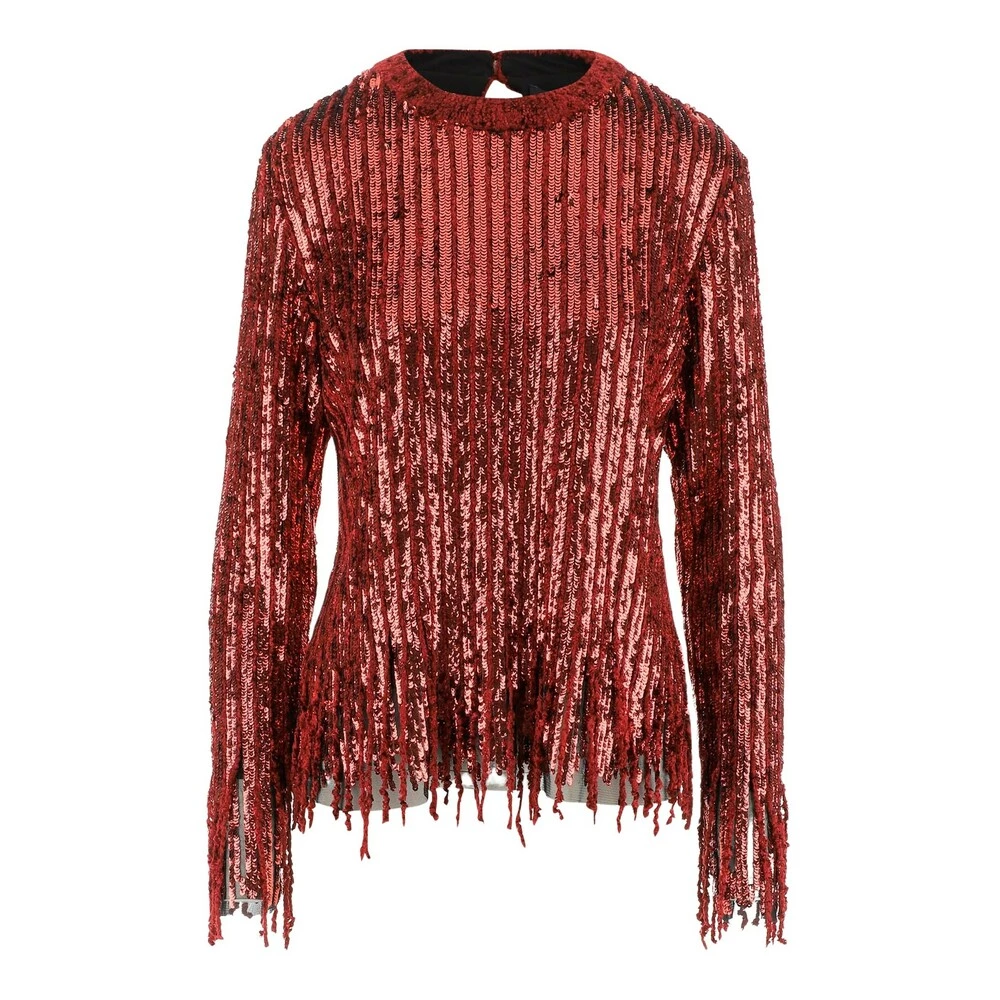 Etro Round-neck Knitwear Red 2 Etro Round-neck Knitwear Red - Bilde 2