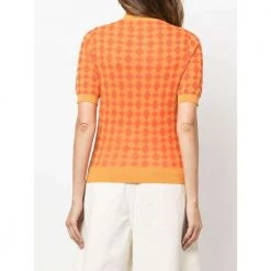 Tory Burch Round-neck Knitwear Orange -Dame-strikkegensere Salg unnamed file 1733