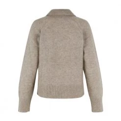 Second Female Brook Knit Collar - Beige Beige -Dame-strikkegensere Salg unnamed file 1741