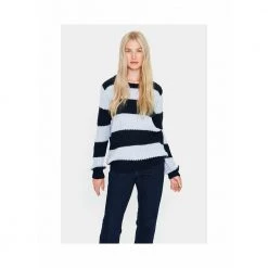 BLÅ SAINT TROPEZ BROOKSSZ PULLOVER Blue