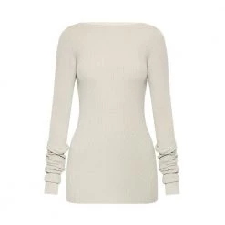 Rick Owens Top With Cut-out Gray