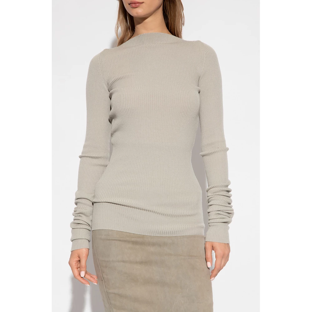 Rick Owens Top With Cut-out Gray 5 Rick Owens Top With Cut-out Gray - Bilde 5