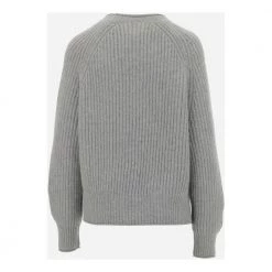 Allude Round-neck Knitwear Gray -Dame-strikkegensere Salg unnamed file 1782