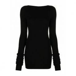 Rick Owens Round-neck Knitwear Black