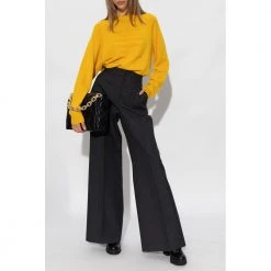 Givenchy Cashmere Sweater Yellow -Dame-strikkegensere Salg unnamed file 1790