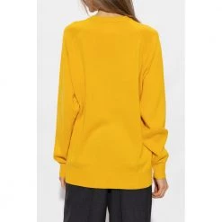 Givenchy Cashmere Sweater Yellow -Dame-strikkegensere Salg unnamed file 1791