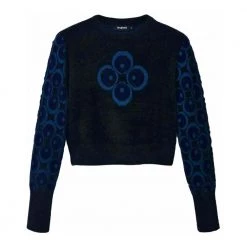 Desigual Round-neck Knitwear Black