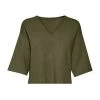 Gestuz Talligz Knitted V-Tee 10906332 Green
