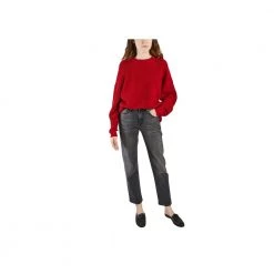 IRO Kalaba Sweater Red -Dame-strikkegensere Salg unnamed file 1840
