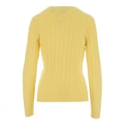 Ralph Lauren Sweater Made Of Pure Cashmere Yellow