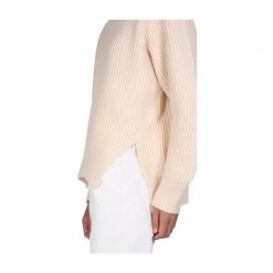 Jil Sander Crew Neck Shirt White 6 Jil Sander Crew Neck Shirt White -Dame-strikkegensere Salg unnamed file 1868