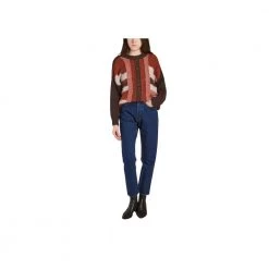 Sessun Woolen Sweater Brown -Dame-strikkegensere Salg unnamed file 1884