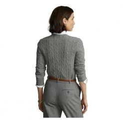 Ralph Lauren Crewneck Sweater Gray -Dame-strikkegensere Salg unnamed file 1897