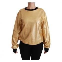 Dolce & Gabbana Crewneck Sweater Yellow -Dame-strikkegensere Salg unnamed file 1902