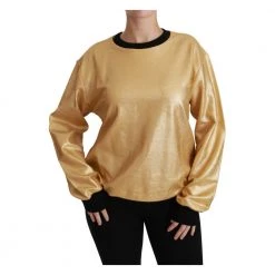 Dolce & Gabbana Crewneck Sweater Yellow -Dame-strikkegensere Salg unnamed file 1903