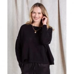 Close To My Heart Lark Sweater Black