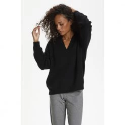 Karen By Simonsen Nora Genser Black -Dame-strikkegensere Salg unnamed file 1911