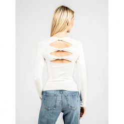 Guess Round-neck Knitwear Beige 6 Guess Round-neck Knitwear Beige -Dame-strikkegensere Salg unnamed file 1924