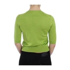 Dolce & Gabbana Ull V-hals Genser Green
