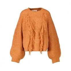 Silvian Heach Round-neck Knitwear Orange