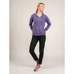 Patrizia Pepe Round-neck Knitwear Purple -Dame-strikkegensere Salg unnamed file 1952