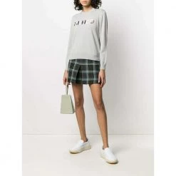 Kenzo Round-neck Knitwear Gray -Dame-strikkegensere Salg unnamed file 1958