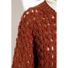Forte Forte Sweater With Openwork Knit Brown
