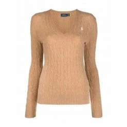 Ralph Lauren V-neck Knitwear Brown