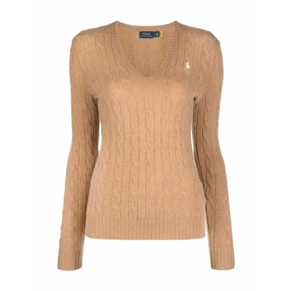 Ralph Lauren V-neck Knitwear Brown 1 Ralph Lauren V-neck Knitwear Brown