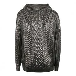 Alberta Ferretti Round-neck Knitwear Gray