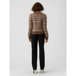 Brun Vero Moda Vmkaira Ls O-Neck Blouse Ga Genser Brown