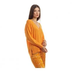 Seventy V-neck Knitwear Orange -Dame-strikkegensere Salg unnamed file 1991