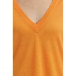 Seventy V-neck Knitwear Orange -Dame-strikkegensere Salg unnamed file 1992