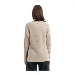 Manila Grace V-neck Knitwear Beige -Dame-strikkegensere Salg unnamed file 2026
